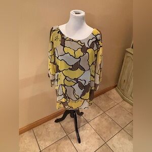 Dana Kay Women’s Sheer Blouse with Lining Size 14W